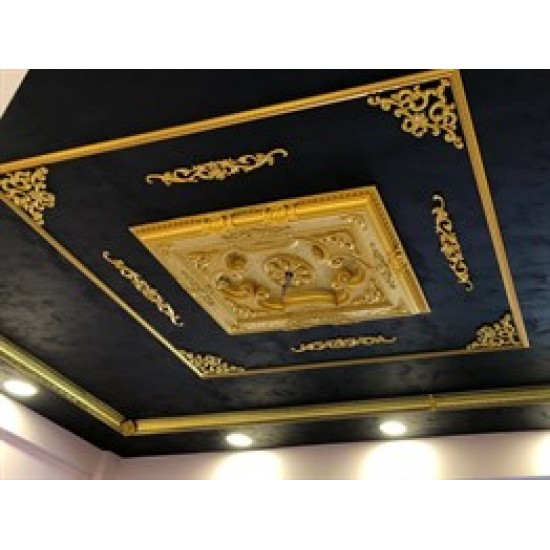 Altın Dikdörtgen Saray Tavan 90*120 cm (DD90120-A)