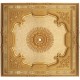 Altın Kare Saray Tavan 150*150 cm (DK150-A)
