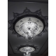 Gümüş Oval Saray Tavan 150cm (DO150-G)