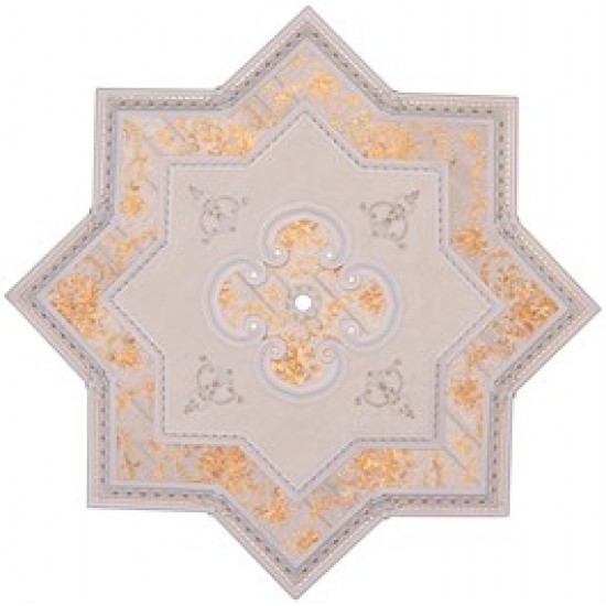 Beyaz Altın Yıldız Saray Tavan 150 cm (DY150-BA)