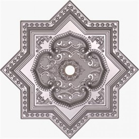 Gümüş Yıldız Saray Tavan 60 cm (DY60-G)