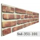  351-101 Strotex Kırık Tuğla Duvar Paneli 30x120 Ölçüleri