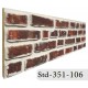  351-106 Strotex Kırık Tuğla Duvar Paneli 30x120 Ölçüleri