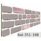  351-108 Strotex Kırık Tuğla Duvar Paneli 30x120 Ölçüleri