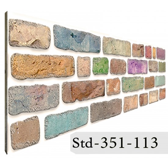  351-113 Strotex Kırık Tuğla Duvar Paneli 30x120 Ölçüleri