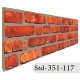  351-117 Strotex Kırık Tuğla Duvar Paneli 30x120 Ölçüleri