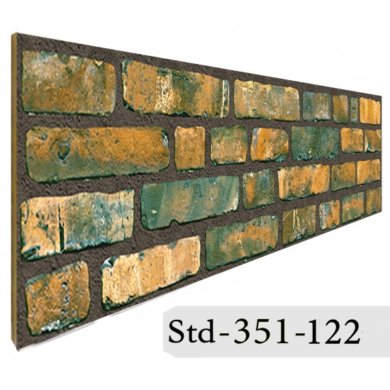  351-122 Strotex Kırık Tuğla Duvar Paneli 50x120 Ölçüleri