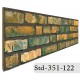  351-122 Strotex Kırık Tuğla Duvar Paneli 50x120 Ölçüleri