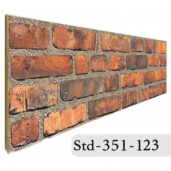  351-123 Strotex Kırık Tuğla Duvar Paneli 30x120 Ölçüleri