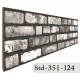  351-124 Strotex Kırık Tuğla Duvar Paneli 30x120 Ölçüleri