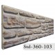  360-103 Strotex Kırık Tuğla Duvar Paneli 30x120 Ölçüleri