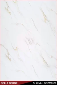 PVC Mermer Duvar Paneli CARRARA GOLD