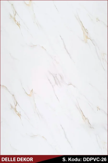 PVC Mermer Duvar Paneli CARRARA GOLD