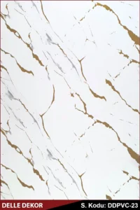 PVC Mermer Duvar Paneli GOLDEN WAVE