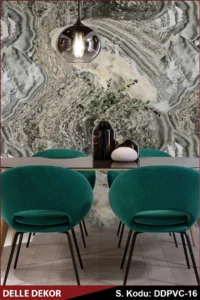 PVC Mermer Duvar Paneli ONYX GREEN