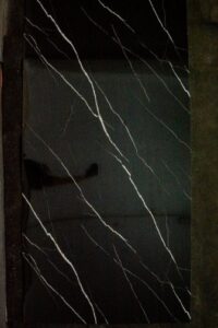 PVC Mermer Duvar Paneli - Carrara Black - 60x120cm ve 122x244cm