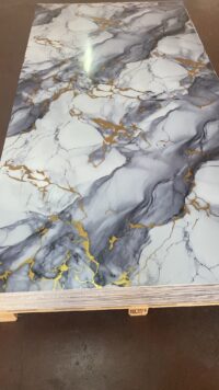 PVC Mermer Duvar Paneli - Oro Nebula - 60x120cm ve 122x244cm