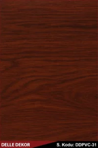 PVC Mermer Duvar Paneli - Matis Red Oak