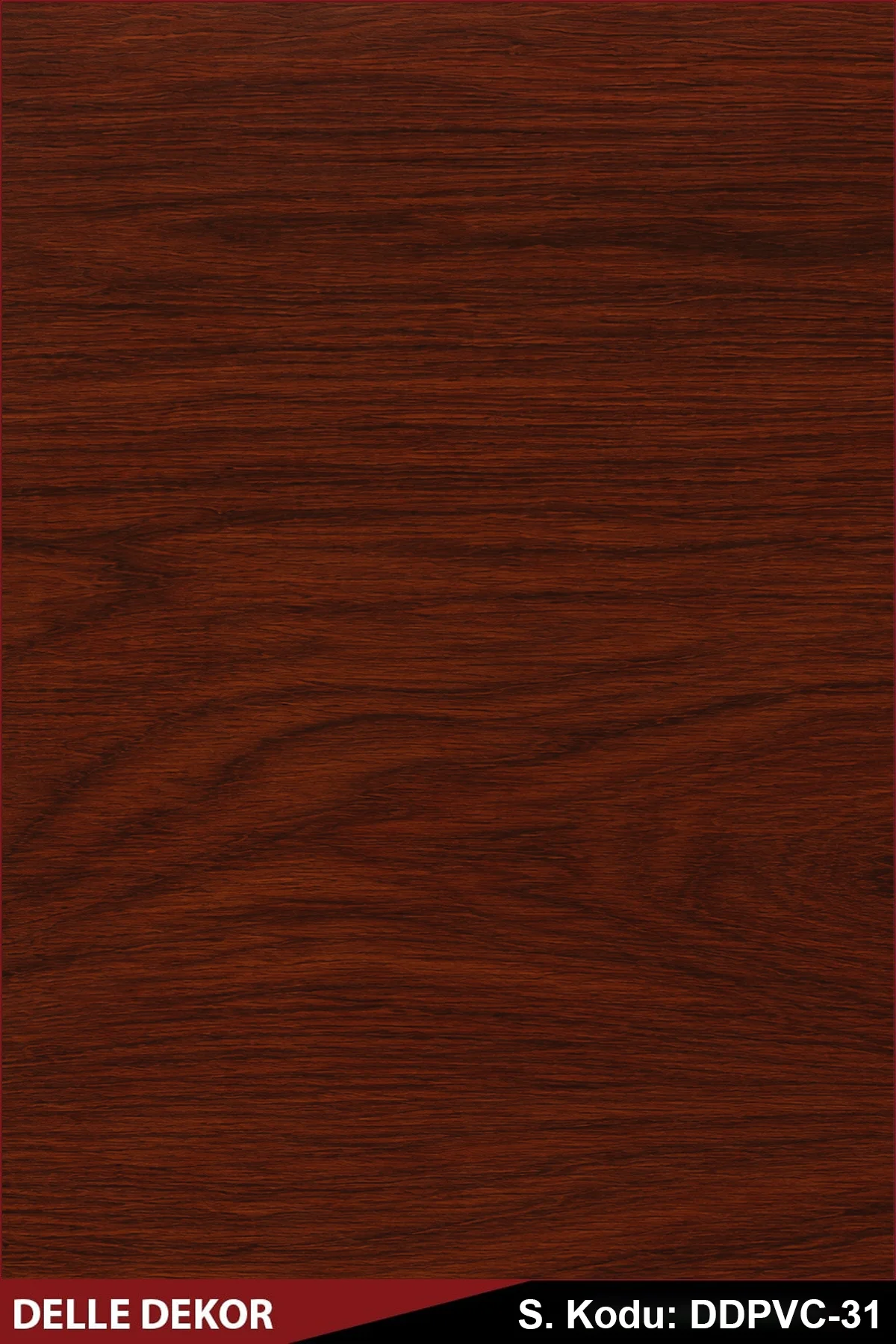 PVC Mermer Duvar Paneli - Matis Red Oak