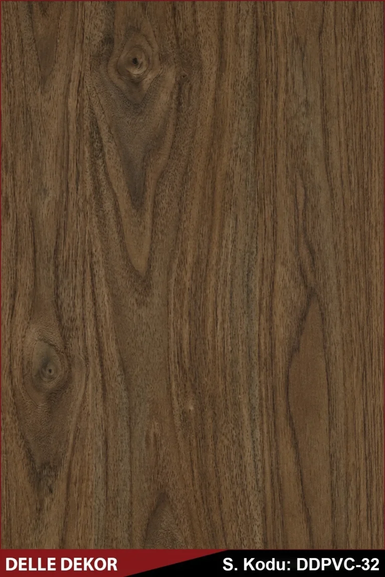 PVC Mermer Duvar Paneli - Matis Walnut